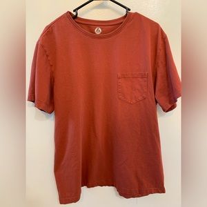 American Giant Heavyweight Pocket Tee in Red